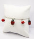 Bracciale con ciondoli coccinella