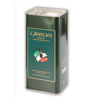 Olio Extra Vergine di Oliva Italiano - L'Agrifood dell'Avvocato - 5 litri