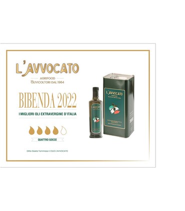 Olio Extra Vergine di Oliva Italiano - L'Agrifood dell'Avvocato - 500ml