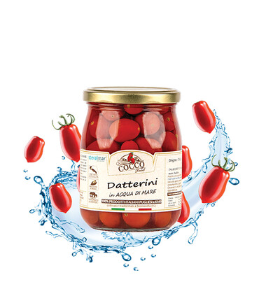 Datterino Biologico in Acqua di Mare